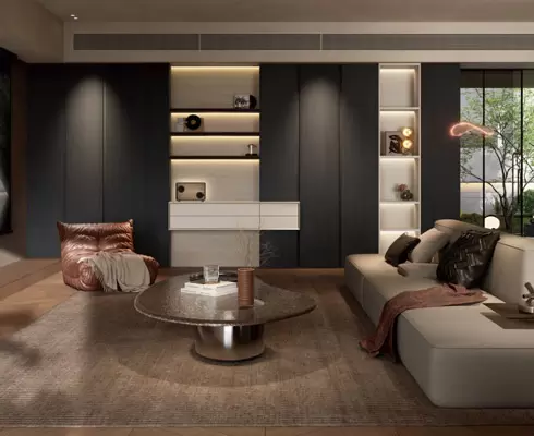 اجعل منزلك لطيفًا وعصريًا: مساحة علاجية حديثة مبنية بألواح صديقة للبيئة